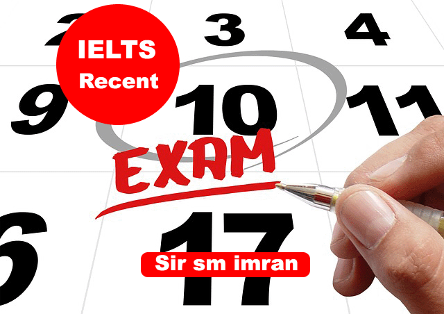 IELTS recent exam questions